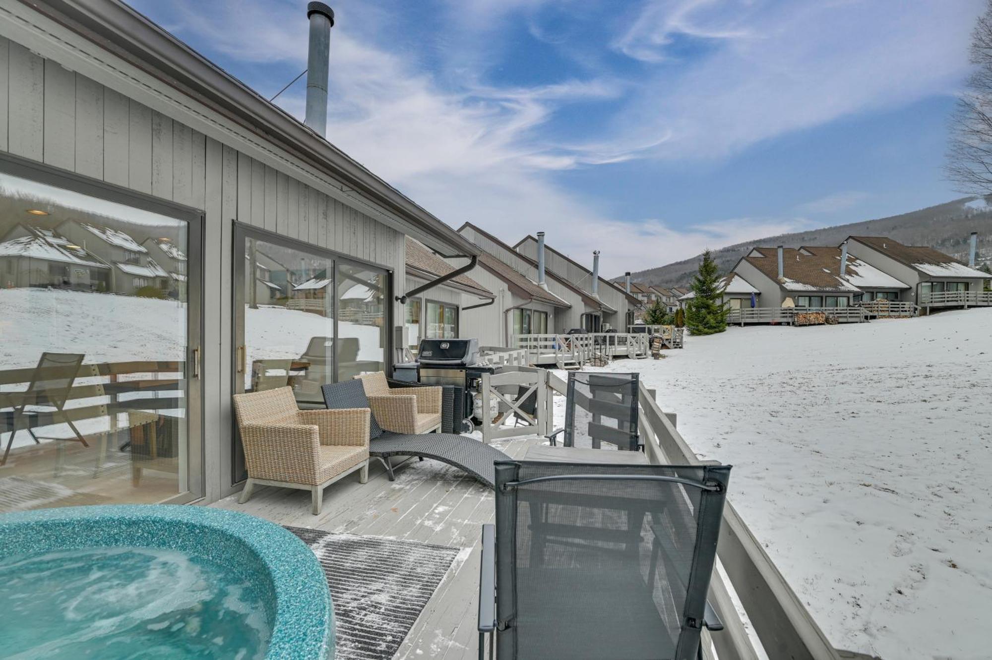 Walk To Ski Lift Family-Friendly Windham Townhome Exterior photo
